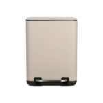 ESTIA ΧΑΡΤΟΔΟΧΕΙΟ ΜΠΑΝΙΟΥ CUBIC SOFT CLOSE 6lt TAUPE