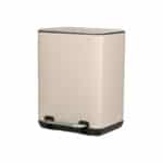 ESTIA ΧΑΡΤΟΔΟΧΕΙΟ ΜΠΑΝΙΟΥ CUBIC SOFT CLOSE 6lt TAUPE - Image 2