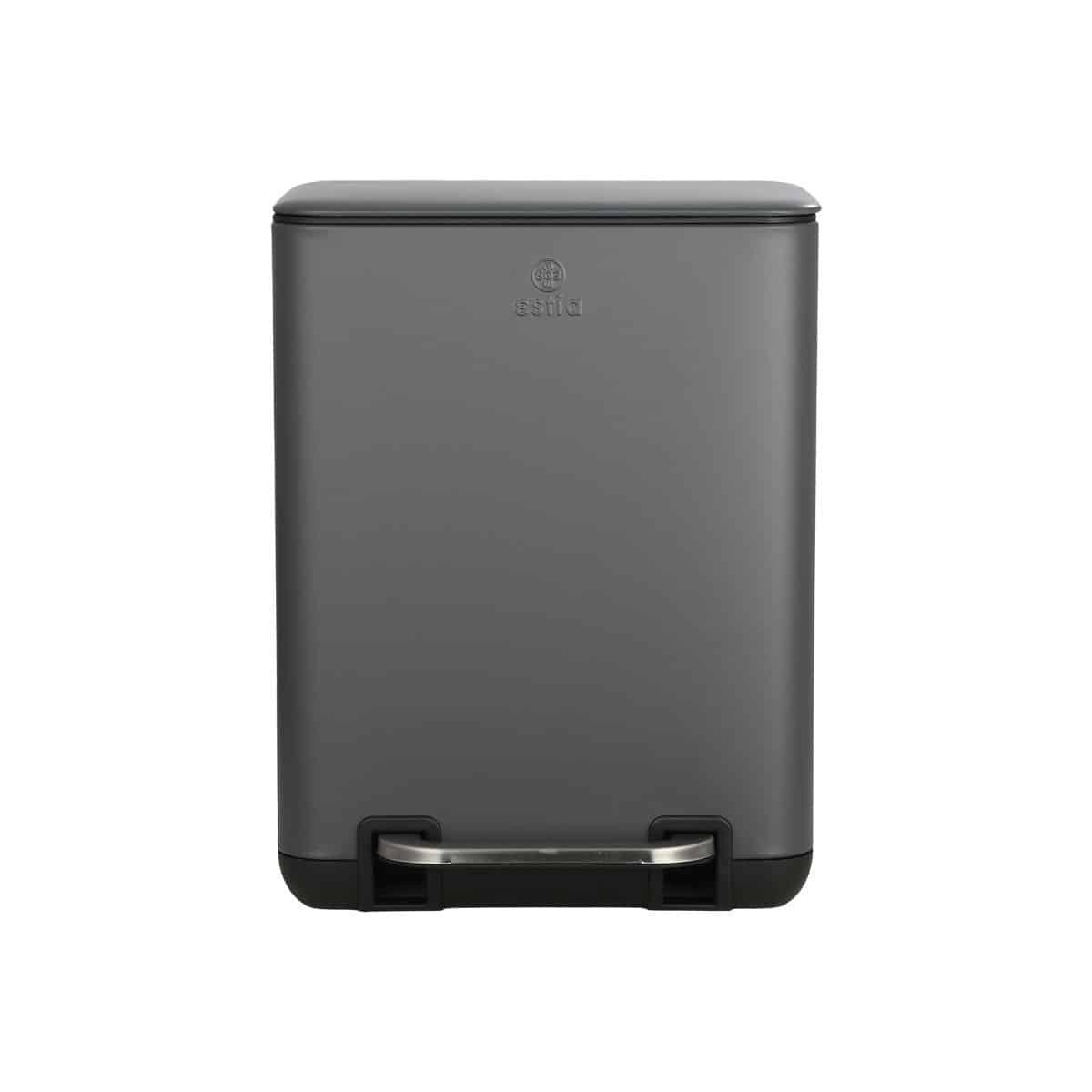 0010895_-cubic-soft-close-6lt- ESTIA ΧΑΡΤΟΔΟΧΕΙΟ ΜΠΑΝΙΟΥ CUBIC SOFT CLOSE 6lt ΓΚΡΙ - Image 1