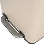 ESTIA ΧΑΡΤΟΔΟΧΕΙΟ ΜΠΑΝΙΟΥ CUBIC SOFT CLOSE 6lt TAUPE - Image 4