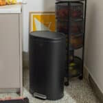 ESTIA ΚΑΔΟΣ ΑΠΟΡΡΙΜΑΤΩΝ OVOID SOFT CLOSE 30lt ΜΑΥΡΟΣ - Image 6