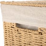 ESTIA ΚΑΛΑΘΙ ΑΠΛΥΤΩΝ BOTANICA 38x22x55cm ME ΕΣΩΤΕΡΙΚΗ ΕΠΕΝΔΥΣΗ & ΚΑΠΑΚΙ ΟΡΘΟΓΩΝΙΟ - Image 5