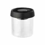 ESTIA ΔΟΧΕΙΟ ΑΠΟΘΗΚΕΥΣΗΣ ΚΕΝΟΥ ΑΕΡΟΣ ΓΥΑΛΙΝΟ 450ml ΜΕ ΚΑΠΑΚΙ ΜΑΥΡΟ - Image 2