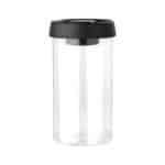ESTIA ΔΟΧΕΙΟ ΑΠΟΘΗΚΕΥΣΗΣ ΚΕΝΟΥ ΑΕΡΟΣ ΓΥΑΛΙΝΟ 900ml ΜΕ ΚΑΠΑΚΙ ΜΑΥΡΟ