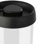 ESTIA ΔΟΧΕΙΟ ΑΠΟΘΗΚΕΥΣΗΣ ΚΕΝΟΥ ΑΕΡΟΣ ΓΥΑΛΙΝΟ 900ml ΜΕ ΚΑΠΑΚΙ ΜΑΥΡΟ - Image 3