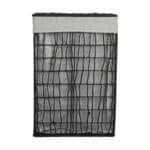 ESTIA ΚΑΛΑΘΙ ΑΠΛΥΤΩΝ NEST 37x22x55cm 2 ΘΕΣΕΩΝ ΜΑΥΡΟ