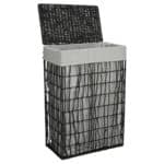 ESTIA ΚΑΛΑΘΙ ΑΠΛΥΤΩΝ NEST 37x22x55cm 2 ΘΕΣΕΩΝ ΜΑΥΡΟ - Image 3