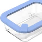 ESTIA ΦΑΓΗΤΟΔΟΧΕΙΟ COLORSEAL ΓΥΑΛΙΝΟ 640ml 18.9x14.5x6.7 ΜΕ ΚΑΠΑΚΙ ΣΙΛΙΚΟΝΗΣ ΜΠΛΕ - Image 3