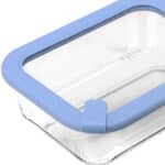 ESTIA ΦΑΓΗΤΟΔΟΧΕΙΟ COLORSEAL ΓΥΑΛΙΝΟ 1050ml 21.6x16.5x7.4cm ΜΕ ΚΑΠΑΚΙ ΣΙΛΙΚΟΝΗΣ ΜΠΛΕ - Image 3