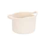 ESTIA ΚΑΛΑΘΙ ΚΡΕΜΑΣΤΟ BLANCA 20x20x15cm ΛΕΥΚΟ