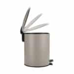 ESTIA ΧΑΡΤΟΔΟΧΕΙΟ ΜΠΑΝΙΟΥ CLASSIC SOFT CLOSE 5lt ΜΑΤ TAUPE - Image 3
