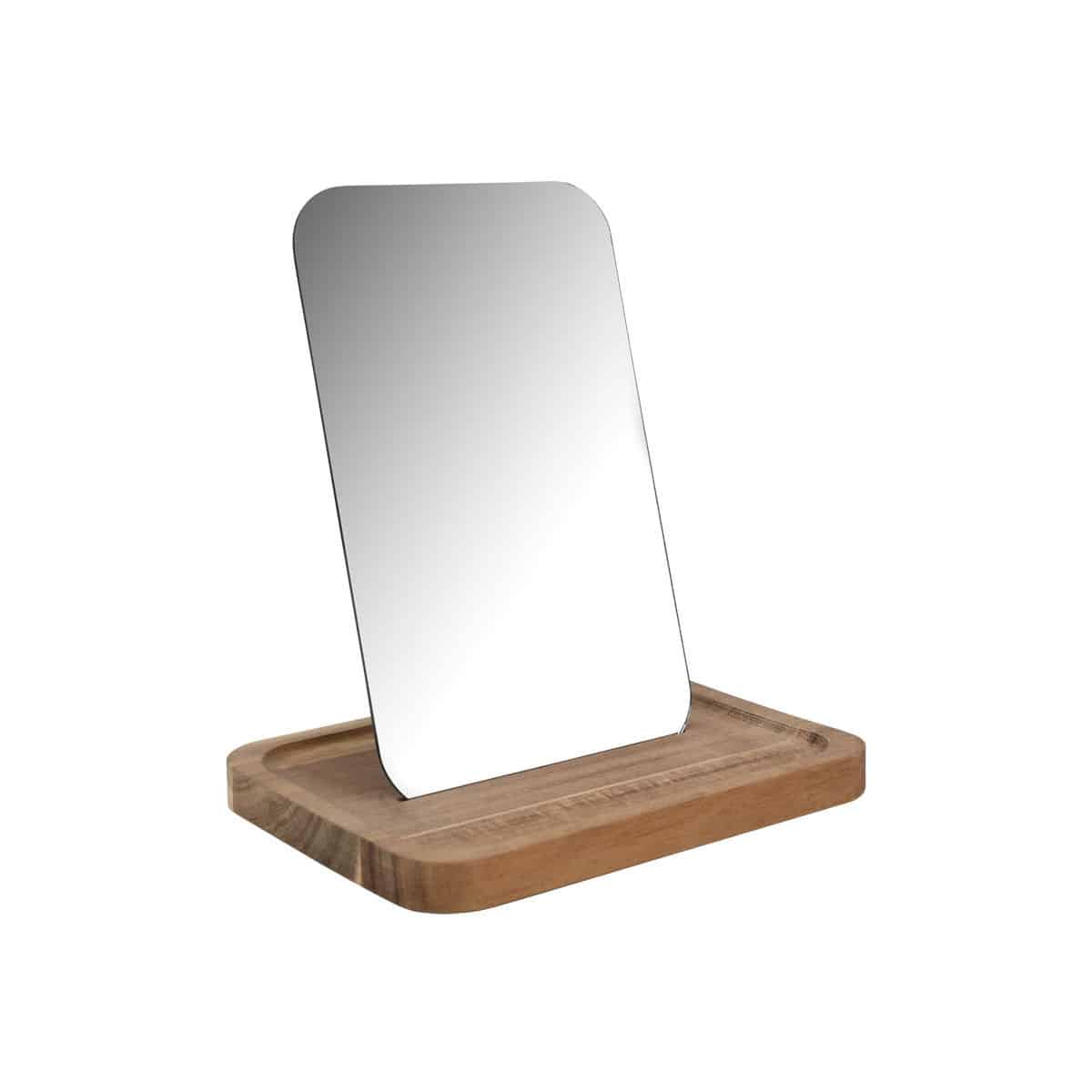 0013266_-allure-75x125x18cm ESTIA ΚΑΘΡΕΦΤΗΣ ΕΠΙΤΡΑΠΕΖΙΟΣ ALLURE ΜΕ ΞΥΛΙΝΗ ΒΑΣΗ 7.5x12.5x18cm - Image 1