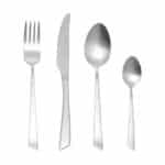 ESTIA ΣΕΤ ΜΑΧΑΙΡΟΠΙΡΟΥΝΑ EDGE SILVER ΑΝΟΞΕΙΔΩΤΟ ΑΤΣΑΛΙ 18/0 MAT 24 ΤΕΜ.