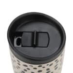 ESTIA ΘΕΡΜΟΣ TRAVEL MUG SAVE THE AEGEAN 350ml LEOPARD TAUPE - Image 4
