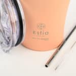 ESTIA ΘΕΡΜΟΣ COFFEE MUG SAVE THE AEGEAN 350ml PEACH FUZZ - Image 3