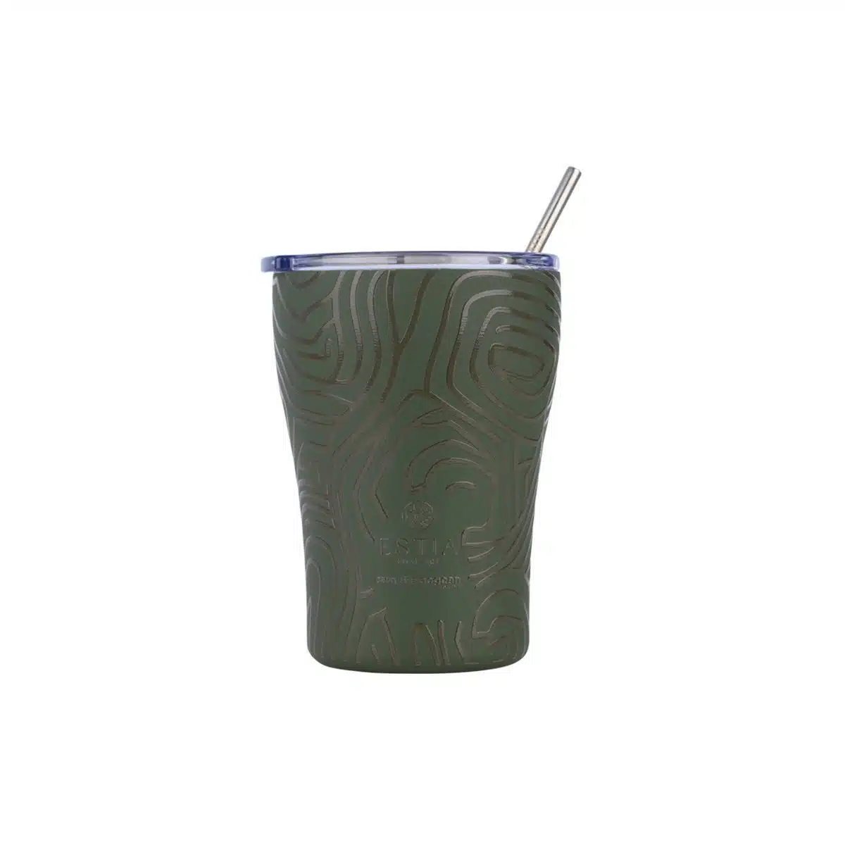 0013958_-coffee-mug-save-the-aegean-350mlolive-flow ESTIA ΘΕΡΜΟΣ COFFEE MUG SAVE THE AEGEAN 350ml OLIVE FLOW - Image 1