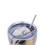 ESTIA ΘΕΡΜΟΣ COFFEE MUG SAVE THE AEGEAN 350ml SILVER BOTANIC - Image 3