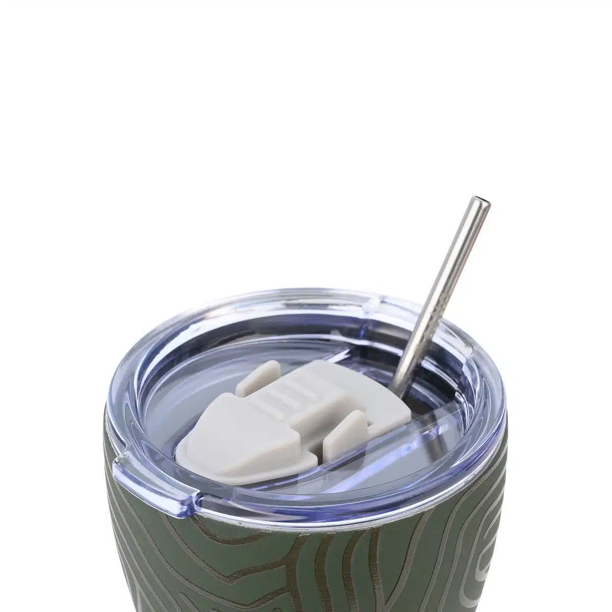 ESTIA ΘΕΡΜΟΣ COFFEE MUG SAVE THE AEGEAN 350ml OLIVE FLOW - Image 3