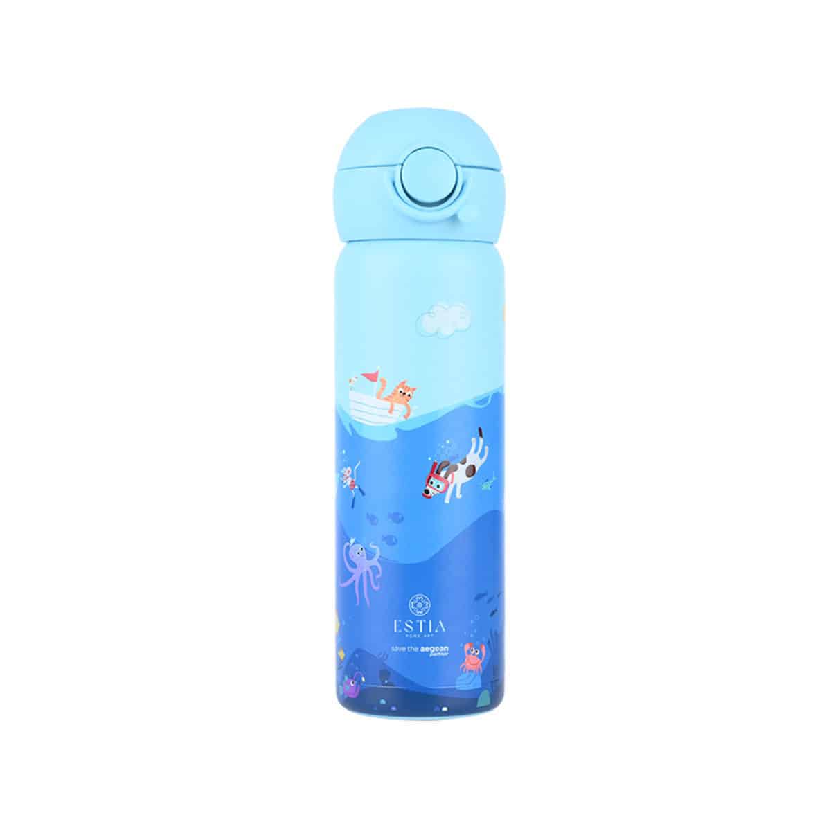 0014222_-wonder-bottle-save-the-aegean-500ml-ocean-play ESTIA ΘΕΡΜΟΣ ΠΑΙΔΙΚΟ WONDER BOTTLE SAVE THE AEGEAN 500ml OCEAN PLAY - Image 1