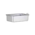ESTIA ΦΑΓΗΤΟΔΟΧΕΙΟ CLICK&SEAL ΓΥΑΛΙΝΟ 1050ml 21.6x16.5x7.4cm ΜΕ ΚΑΠΑΚΙ ΠΛΑΣΤΙΚΟ IVORY