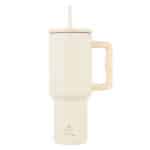 ESTIA ΘΕΡΜΟΣ STRAW TUMBLER XL SAVE THE AEGEAN 1200ml LILY WHITE