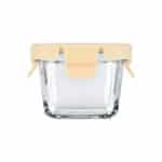 ESTIA ΦΑΓΗΤΟΔΟΧΕΙΟ CLICK&SEAL ΓΥΑΛΙΝΟ 160ml 9.2x9.2x6.3cm ΜΕ ΚΑΠΑΚΙ ΠΛΑΣΤΙΚΟ IVORY