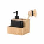 ESTIA ΔΟΧΕΙΟ ΥΓΡΟΥ ΠΙΑΤΩΝ BAMBOO ESSENTIALS ΜΕ ΣΦΟΥΓΓΑΡΙΑ ΚΑΙ ΒΟΥΡΤΣΑ - Image 2