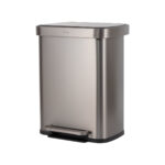 ESTIA ΚΑΔΟΣ ΑΠΟΡΡΙΜΑΤΩΝ FLATOP SOFT CLOSE 50lt ΜΑΤ ΙΝΟΞ - Image 2