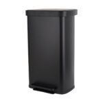 ESTIA ΚΑΔΟΣ ΑΠΟΡΡΙΜΑΤΩΝ FLATOP SOFT CLOSE 70lt ΜΑΤ ΜΑΥΡΟΣ - Image 2