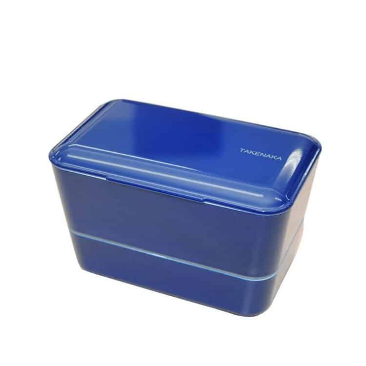 12-1402-39-navy-1 Takenaka - Bento Bite Box Dual Blue Orchid Από Ανακυκλωμένο PET 17,2 x 10,9 x 10,6 cm - Image 1