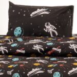 Σετ Παιδικές Μαξιλαροθήκες Planet Μαύρο 50x70 Melinen