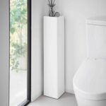 Yamazaki - Σταντ Για Χαρτί Υγείας Με Ροδάκια Slim Tower WH - Image 2