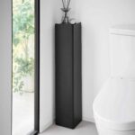 Yamazaki - Σταντ Για Χαρτί Υγείας Με Ροδάκια Slim Tower BK - Image 12