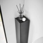 Yamazaki - Σταντ Για Χαρτί Υγείας Με Ροδάκια Slim Tower BK - Image 8