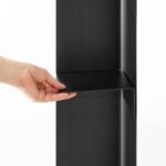 Yamazaki - Σταντ Για Χαρτί Υγείας Με Ροδάκια Slim Tower BK - Image 5
