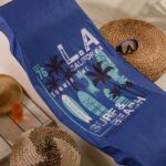 Παιδική Πετσέτα Θαλάσσης σε Μπλε χρώμα Surf & Beach 150x75cm Melinen