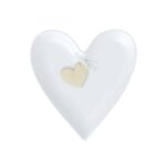 Raeder - Wedding. Πορσελάνινο Πιατάκι Καρδιά Golden Heart