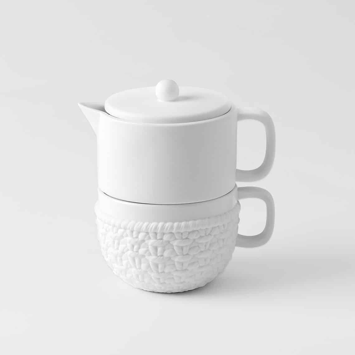 17861 Raeder - Πορσελάνινο Σετ Για Τσάι Knit - Image 1