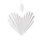 Raeder - Wedding. Πορσελάνινη Κρεμαστή Καρδιά Pleated Heart Below