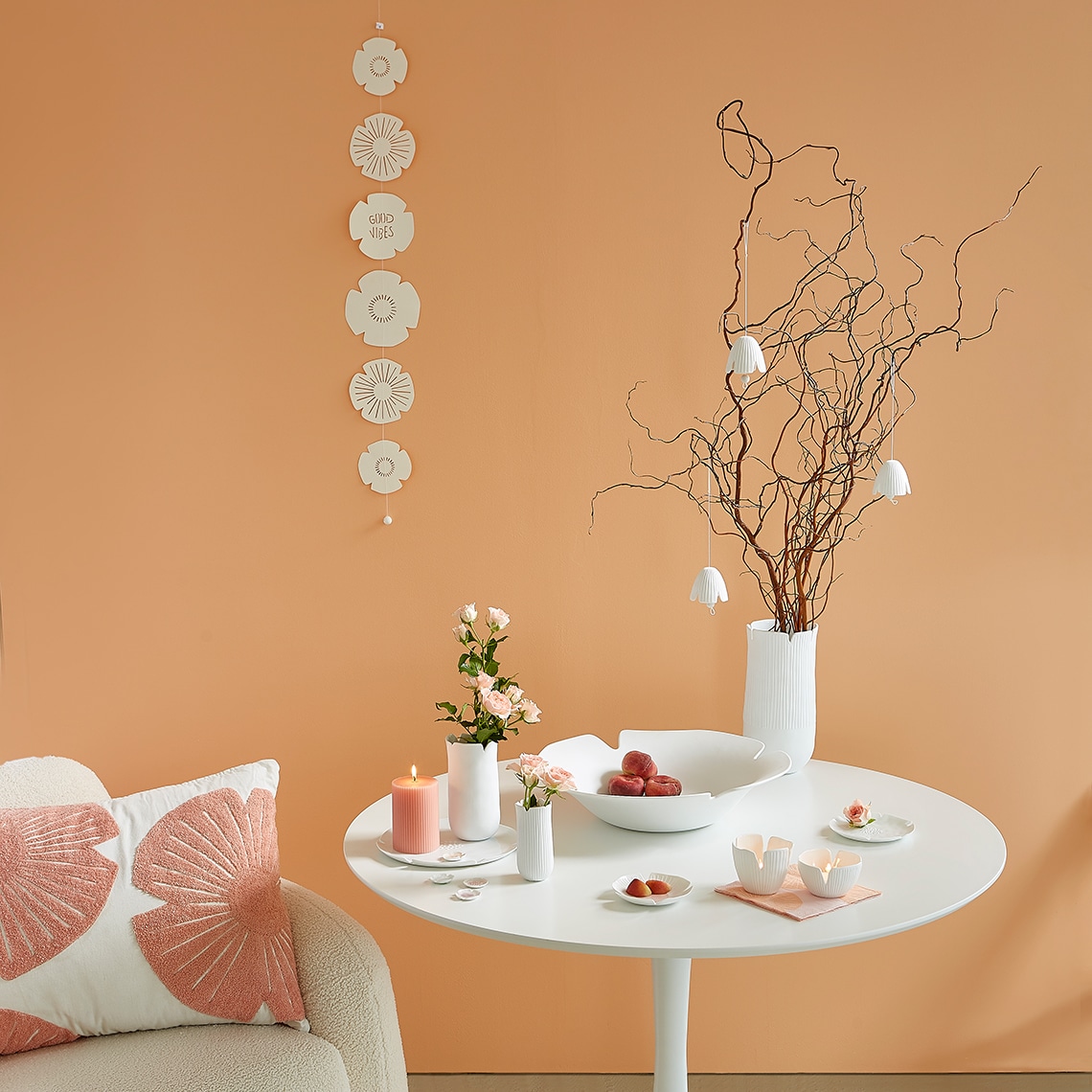 Raeder - The Blooming Life. Πορσελάνινο Κρεμαστό Διακοσμητικό Lilly - Image 3