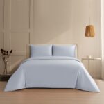 Σετ Παπλωματοθήκη Υπέρδιπλη Bella Ασημί 225x245 Melinen