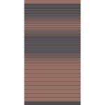 Πετσέτα Θαλάσσης Βαμβακερή Stripes Καφέ 86x160εκ. Melinen