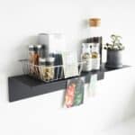 Yamazaki - Επιτοίχιο Ράφι Με Μαγνητική Επιφάνεια 50cm Tower BK - Image 4
