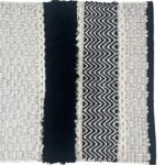 Χαλί Βαμβακερό Cherie Μαύρο 60x120 Melinen - Image 2