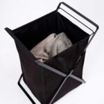 Yamazaki - Πτυσσόμενο Καλάθι Για Άπλυτα Hamper Tower Large BK - Image 3