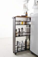 Yamazaki - Τρόλεϊ Κουζίνας/Μπάνιου 3 Επιπέδων Tower Slim BK - Image 10