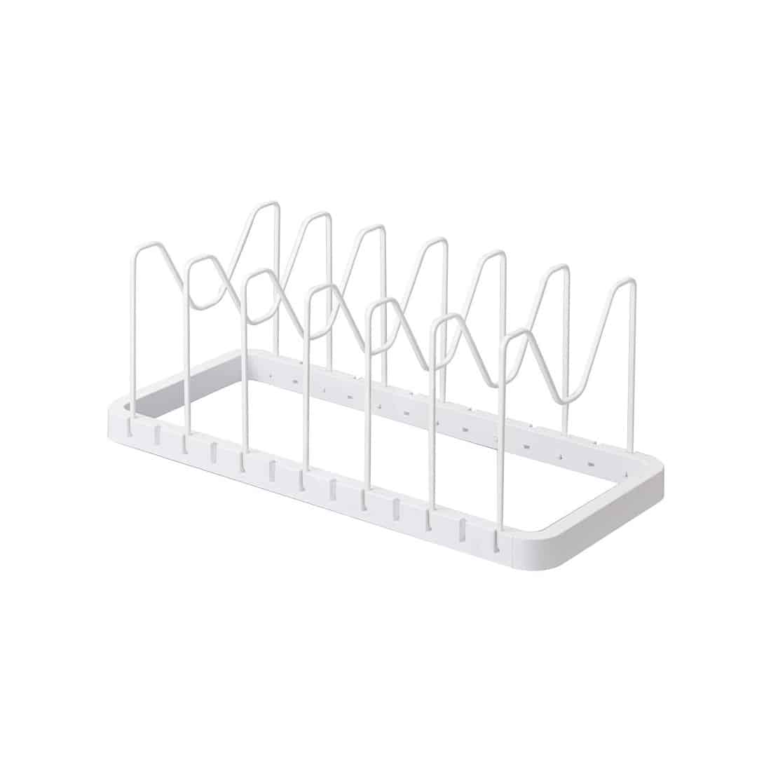 3840yamazaki-stand-white Yamazaki - Επεκτεινόμενη Βάση Για Μαγειρικά Σκεύη WH - Image 1