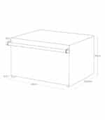 Yamazaki - Μεταλλική Ψωμιέρα WH L43xW36,5xH24cm - Image 2