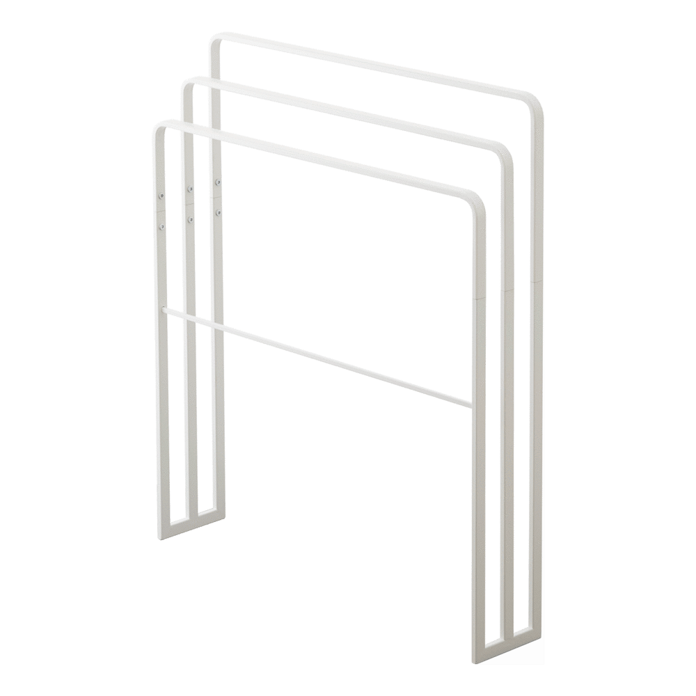 4979towe-bath-towel-hanger-3-bars-wh-1-1000x Yamazaki - Κρεμάστρα Για Πετσέτες 3 Επιπέδων WH - Image 1