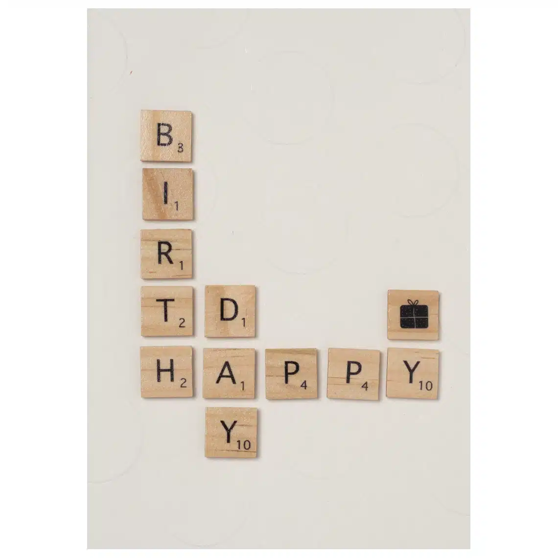 Raeder - Ευχετήρια Κάρτα Happy Birthday Wooden Letters - Image 1